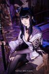 萌新推特00後露臉美少女▌白莉愛吃巧克力▌超色情Cos雷電將軍 露出粉乳嫩穴盡情展示誘人嬌軀