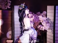 萌新推特00後露臉美少女▌白莉愛吃巧克力▌超色情Cos雷電將軍 露出粉乳嫩穴盡情展示誘人嬌軀