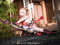 萌新推特00後露臉美少女▌白莉愛吃巧克力▌超美畫風Cos原神宵宮 可愛小蘿莉 三點全露又粉又嫩