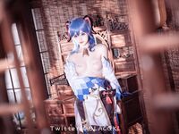 萌新推特00後露臉美少女▌白莉愛吃巧克力▌超色情Cos甘雨粉嫩凸激乳粒 嬌艷欲體粉嫩白虎色氣滿滿