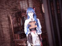 萌新推特00後露臉美少女▌白莉愛吃巧克力▌超色情Cos甘雨粉嫩凸激乳粒 嬌艷欲體粉嫩白虎色氣滿滿