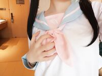 B站網紅主播小精靈蘿莉正妹【賽高淋醬】大尺度私拍 藍色JK揉奶摳穴相當哇塞了