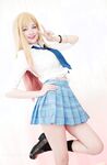 知名COSER混血網紅女神『粉紅酒玫瑰』2022最新性愛私拍之爆操蔗糖爆乳蘿莉 高清Hidori Rose - Marin Kitagawa