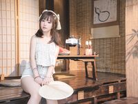 高端ACG業界女神爆機少女▌喵小吉▌清純鄰家《小吉的小鎮生活》掰穴逗乳少女感無敵嫩