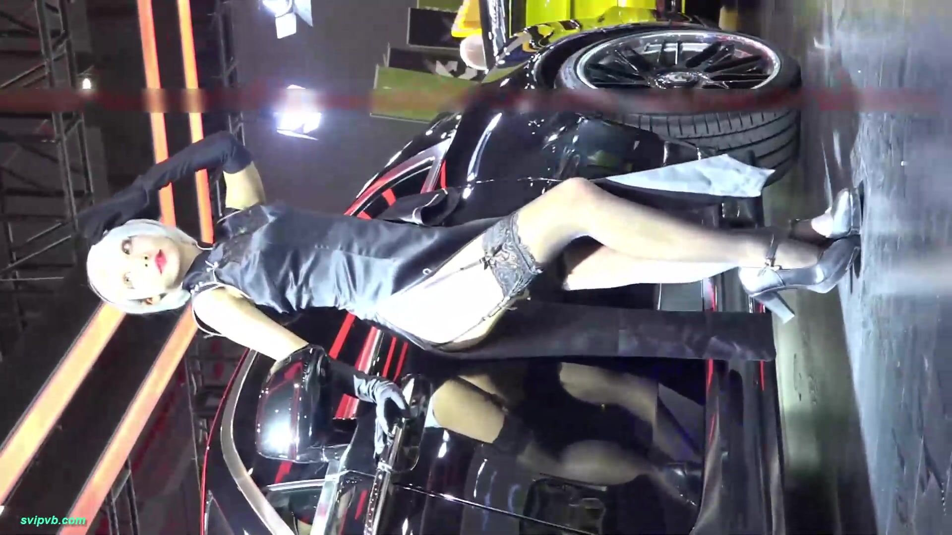 展会走光】CAS车展模特走光车模刁鉆摄影师(1)