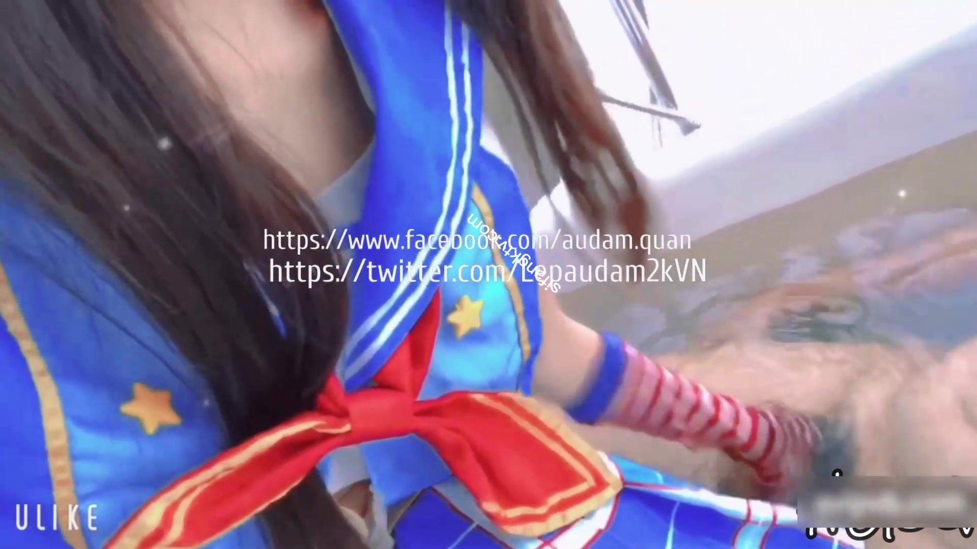 極品嬌嫩小萌妹『LepALu』極品粉嫩萌妹 藍色水手服 強制後入懟操 太嫩了 藍色水手服 (1)