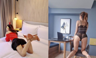 無可挑剔九頭身馬甲線長腿終極綠帽騷妻【olsoulmate】私拍完結，與多名單男群P亂交，女神的形象如此反差 (4)