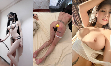 露臉才是王道！最新流出推特絕色高顏女神【奶凶大人】私拍，露出道具與金主爸爸大玩SM性愛花式調教 合集（3）