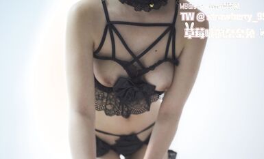 極品網紅美少女嫩妹草莓味的奈奈兔罕露臉高價24套-黑兔子