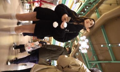 【極品CD】牛人大神商城專挑高顏值美女抄底內內 各式性感小窄內勒出13縫隙！反光騷丁露毛 (1)