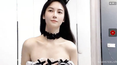 神仙級別，神似江疏影，大美女全脫了，【tiantian_LK】，真是太漂亮了，清純女神看一眼就瘋狂 (3)