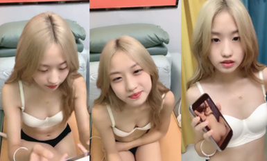 天花板級別，校花心動女生【初戀女友】人如其名，校園風鄰家妹妹，一線天粉嫩白虎鮑魚 (1)