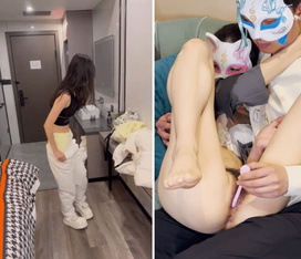 長沙處女九兒，賓館里約拍，被攝影小哥哥開豬油了，心癢癢，但要保留處女之身