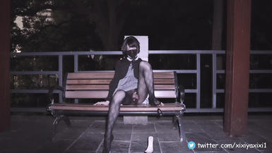 高顏值偽娘@曦曦(xixiyaxixi)尺度露出作4K合集 (13)