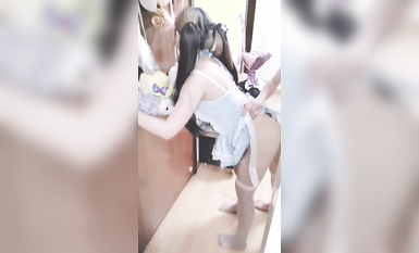 雙馬尾蘿莉『芽芽不乖』2022版最新私拍 制服蘿莉被爆操內射 完美露臉 高清 (4)