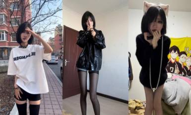 【最新重磅泄密】，抖音38萬粉，天花板女神【行簡】重金定製福利，與金主口交性愛，淫水直流-1