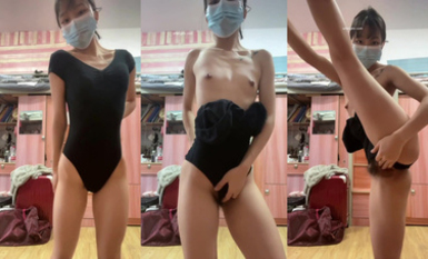 《百度雲泄密》漂亮的舞蹈生和金主爸爸之間的秘密遭曝光 (2)